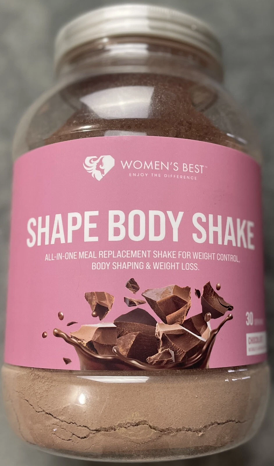 Women's Best Shape Body Shake Meal Replacement 30 Servings 05/25 Chocolate