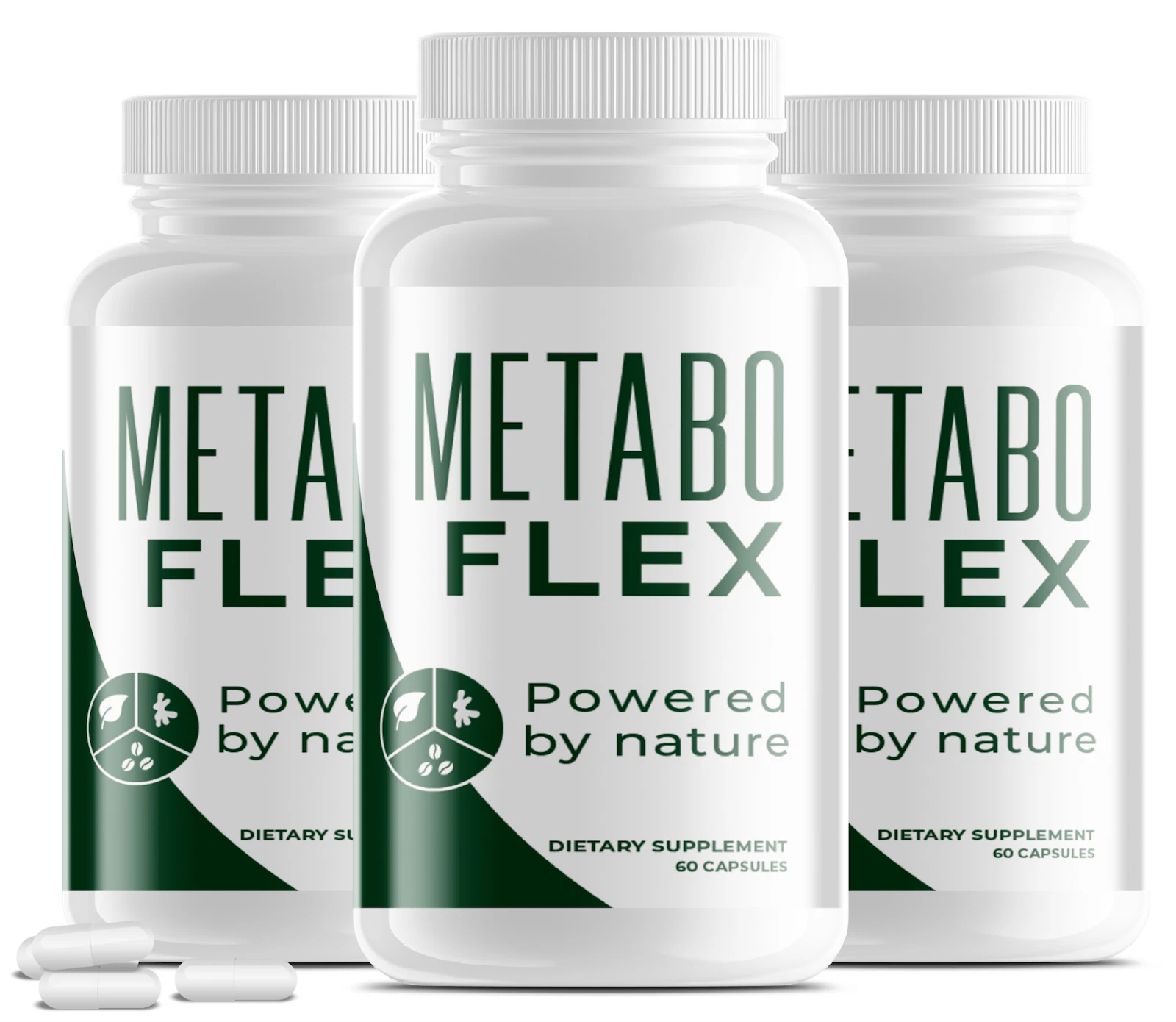 (3 BOTTLES) Metabo Flex Keto Pills -Metabolism Fat Burner Weight Loss Supplement