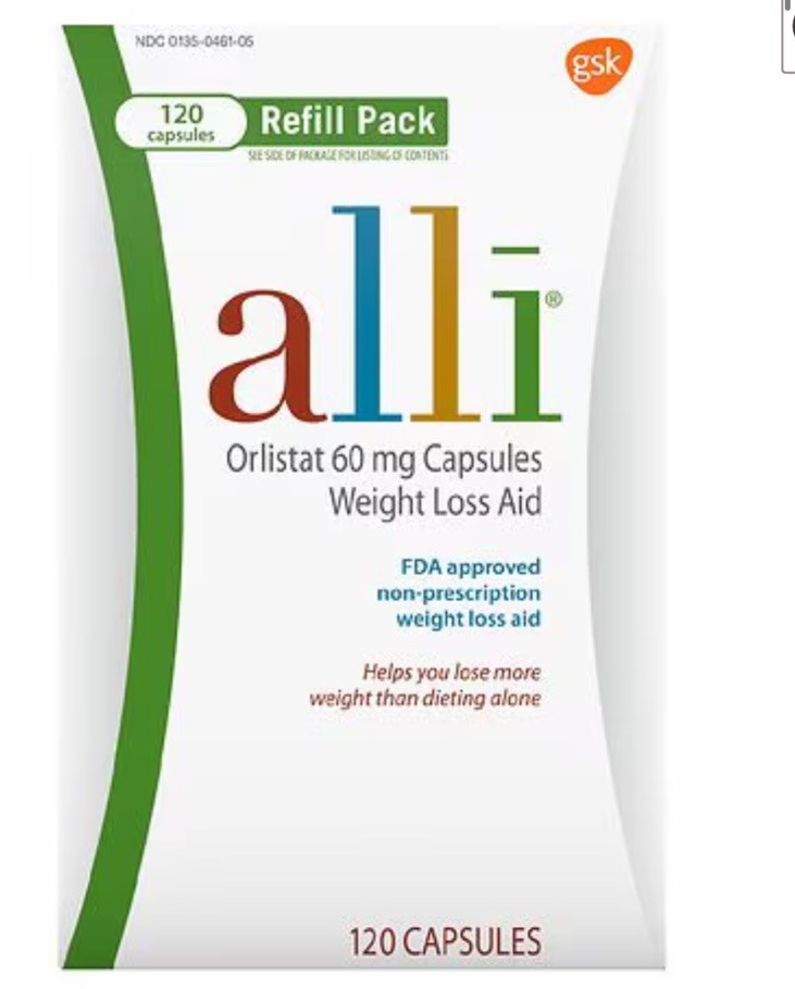 alli 60mg Weight Loss Pills - 120 Count