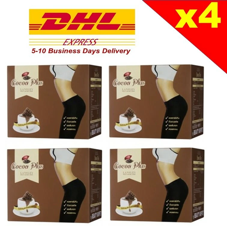 4BOX Lansley Cocoa Plus burning fat tighten body beauty skin diet supplement