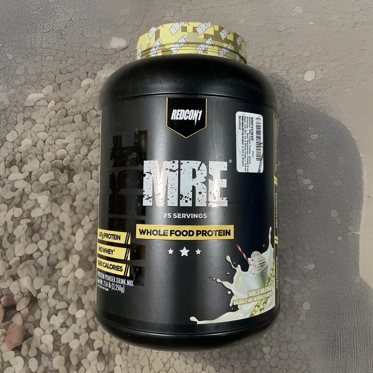 Redcon1 MRE Meal Replacement Protein Powder Real Whole Food 7LB - Vanilla Flavor