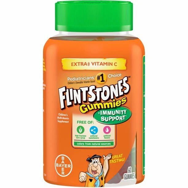 Flintstones Gummies Plus Immunity Support Children's Multivitamin- 60 Count