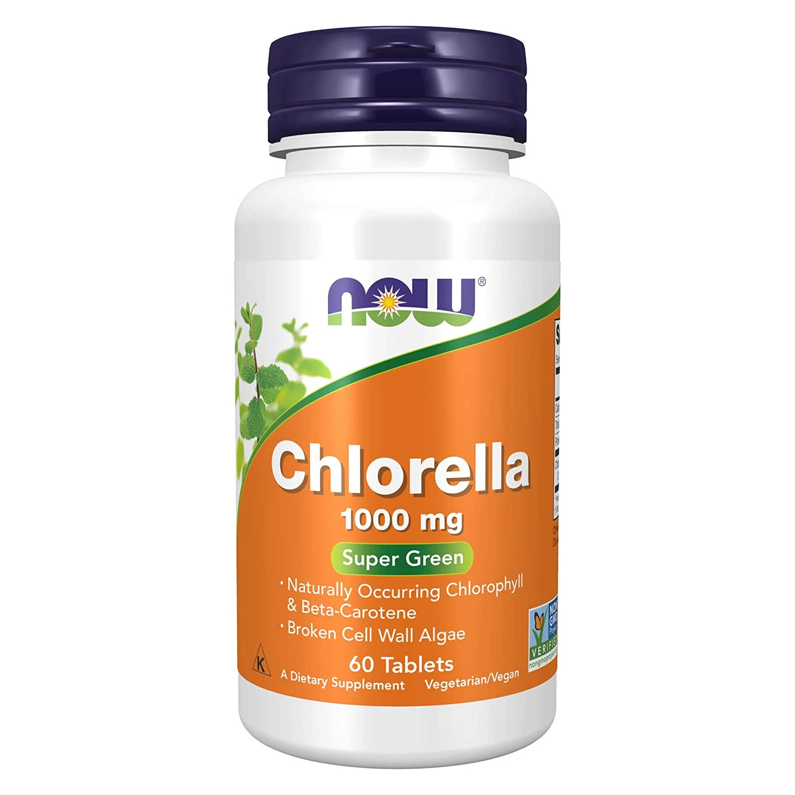 NOW FOODS Chlorella 1000 mg 60 Tablets
