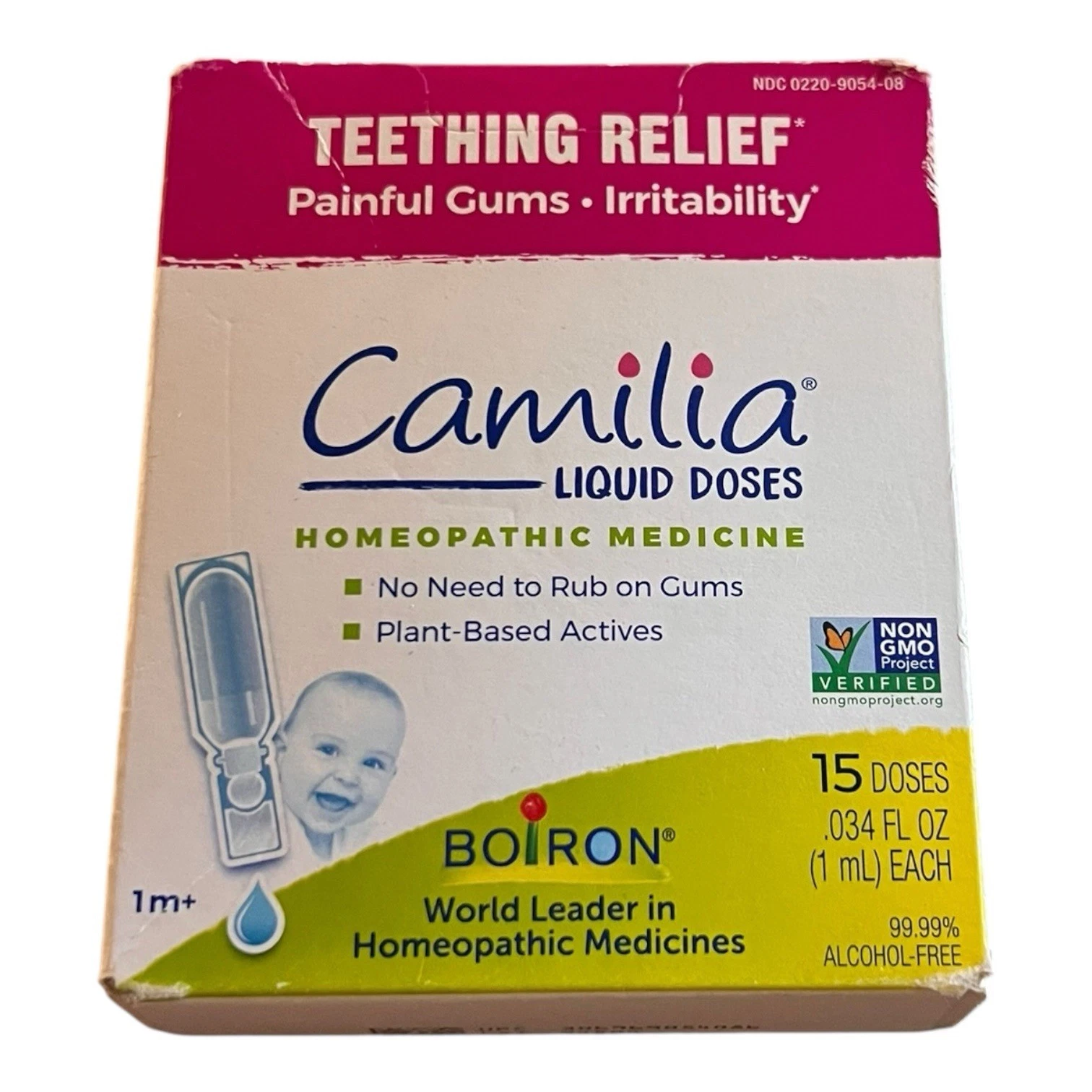 Boiron Camilia Teething Drops for Daytime and Nighttime Relief of Painful Gums