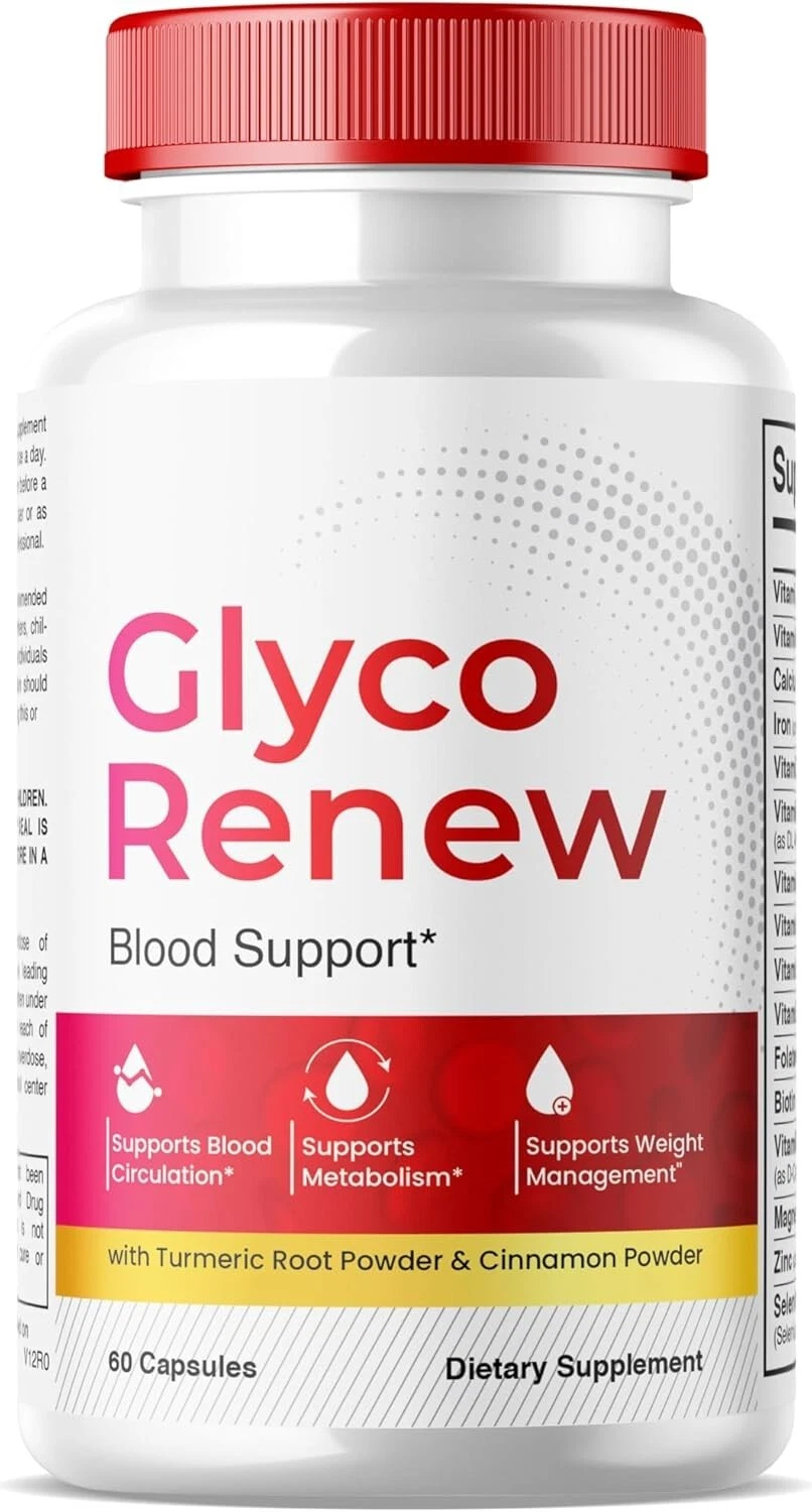 Glyco Renew Supports Blood & Weight Management Dietary Supplements (60 Capsules)