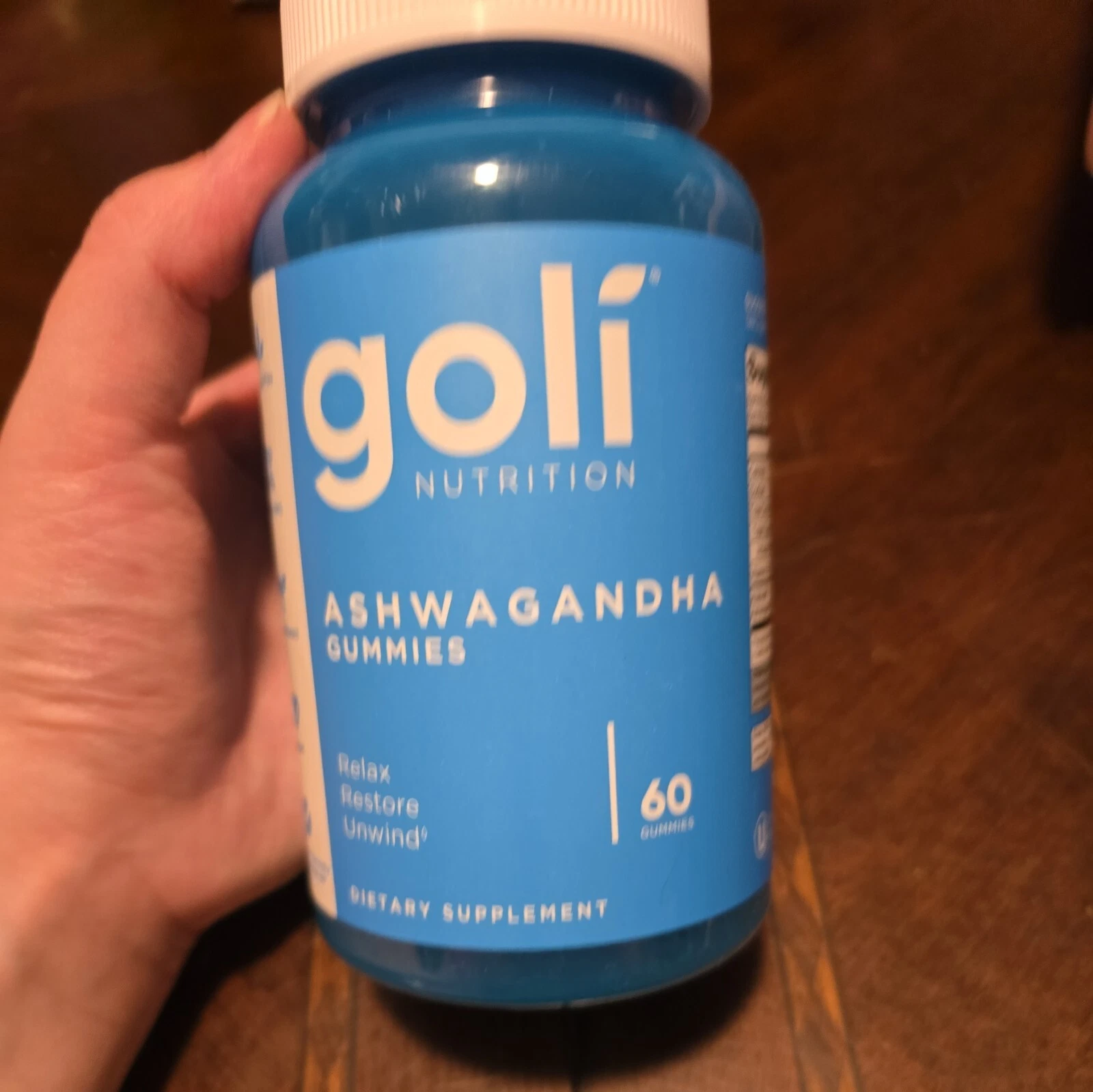 GOLI - Ashwagandha & Vitamin D2 - Relax - Restore - 60 Gummies - EXP 07/2026