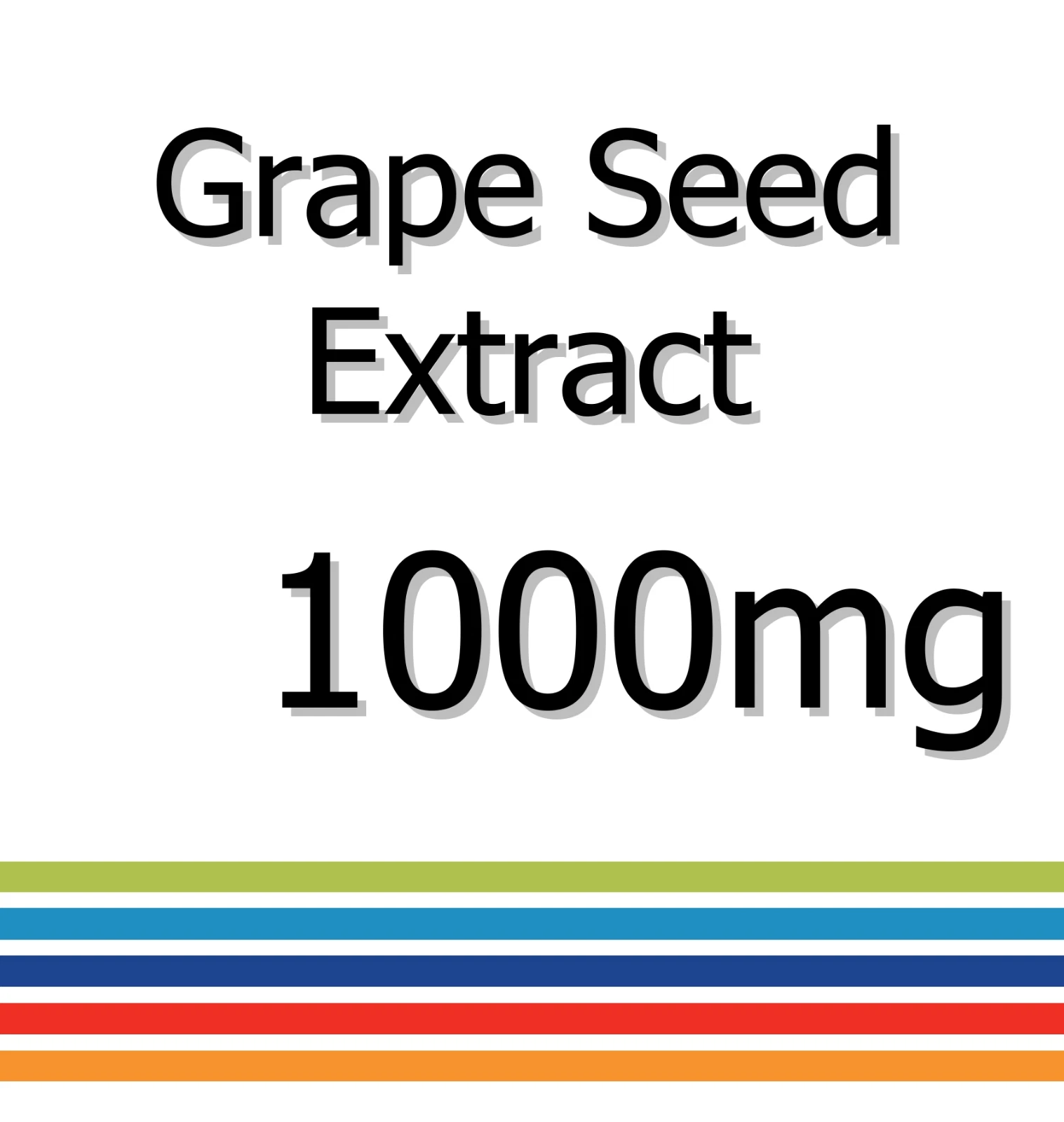 Grape Seed Extract 1000mg x 60 Tablets - Antioxidant Boost