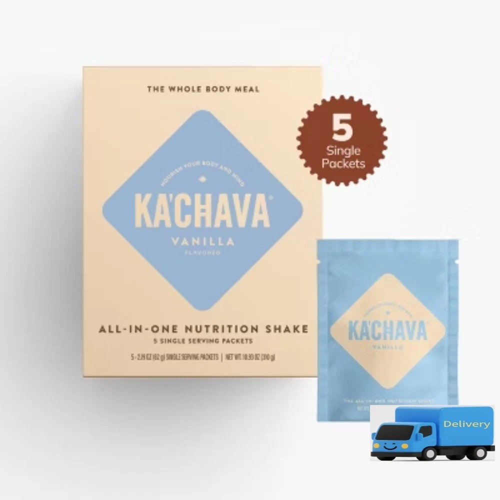 Ka'Chava All-In-One Nutritional Shake - Single Serve - Vanilla - 10.93oz/5ct