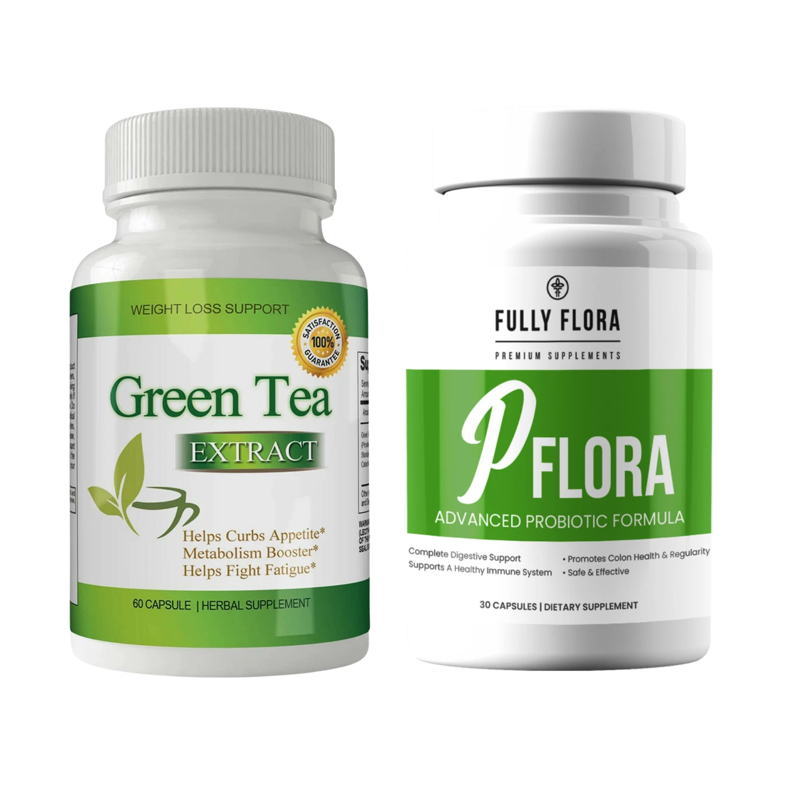 Green Tea Extract Weight Loss Pills Probiotics Support Immune Health Supplements