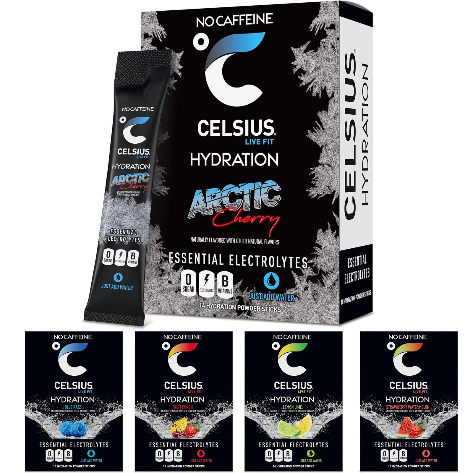 Celsius Hydration Sugar Free Electrolyte Drink Mix - 14 Pack