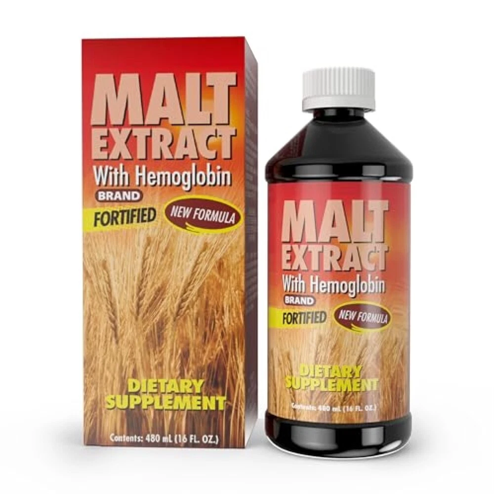 Malt Extract With Hemoglobin Nutritional Supplement 6 Fl Oz EXJUN27