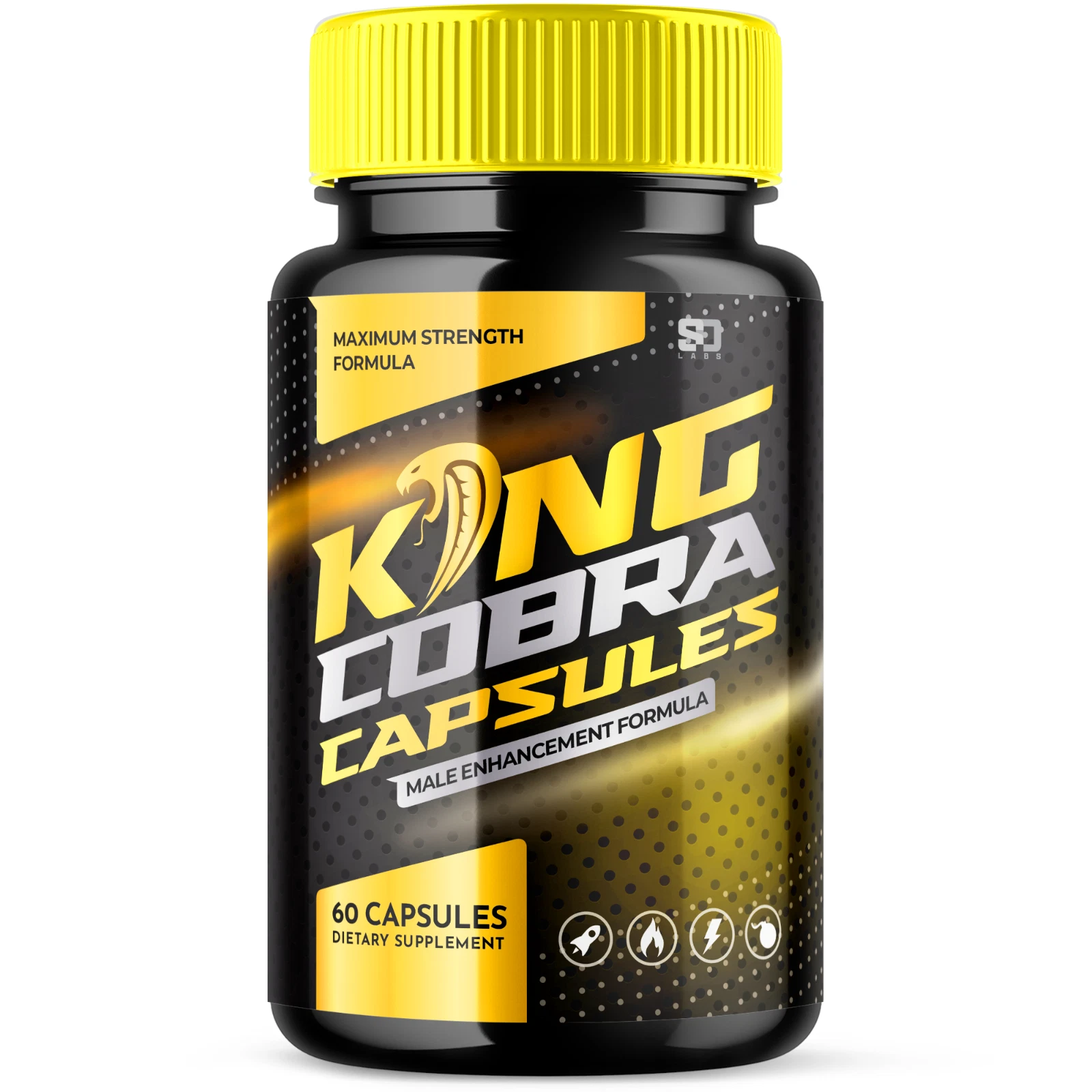 King Cobra - Support Men's Vitality and Daily Energy 60 Capsules