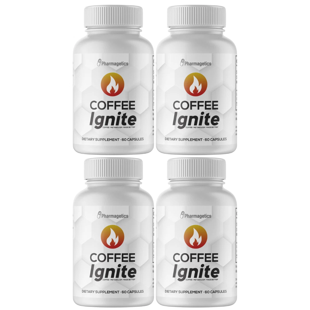 Coffee Ignite Metabolism Made Better - 4 Bottles 240 capsules