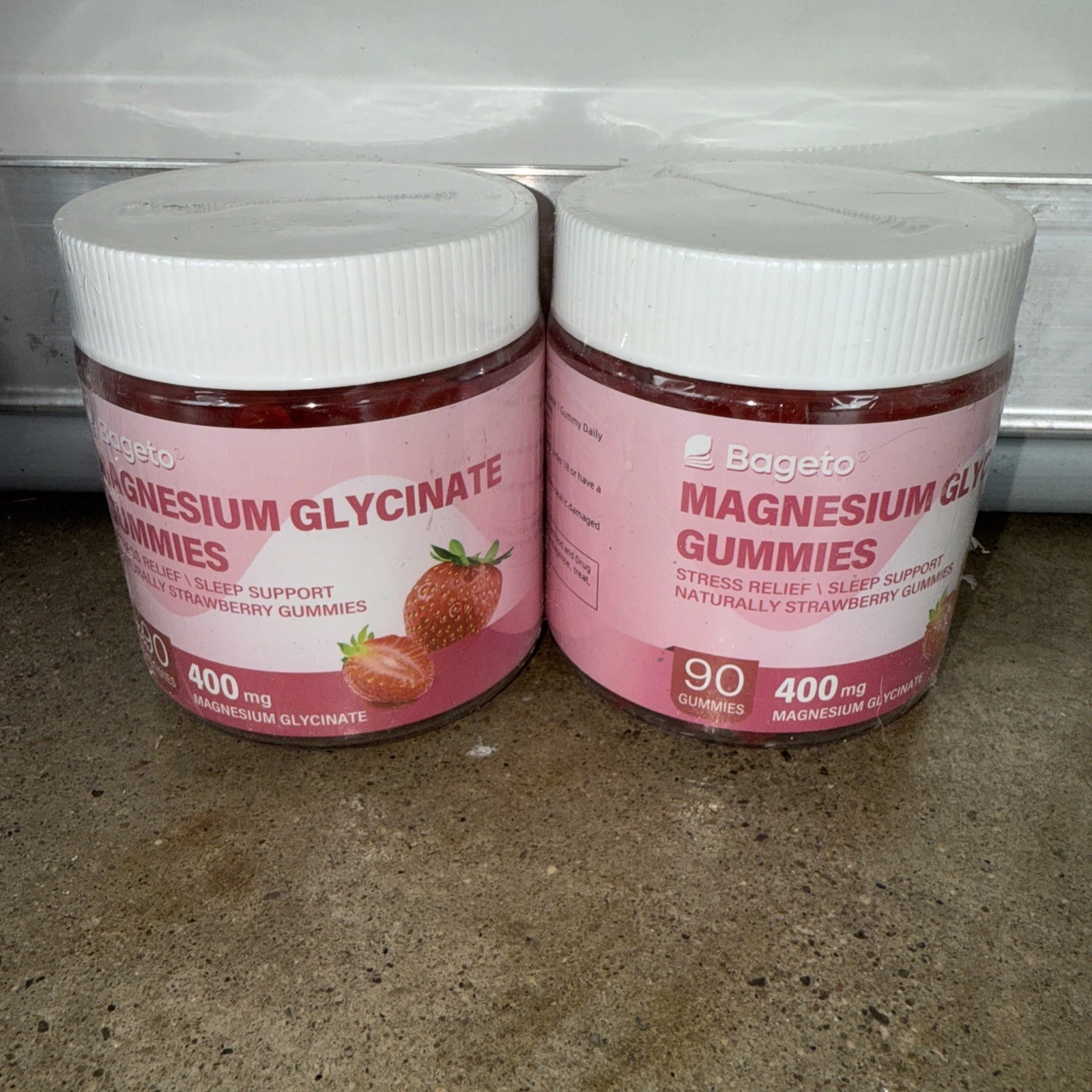 🔵2-Sugar-Free Magnesium Glycinate Gummies 400mg for Adults & Kids x90