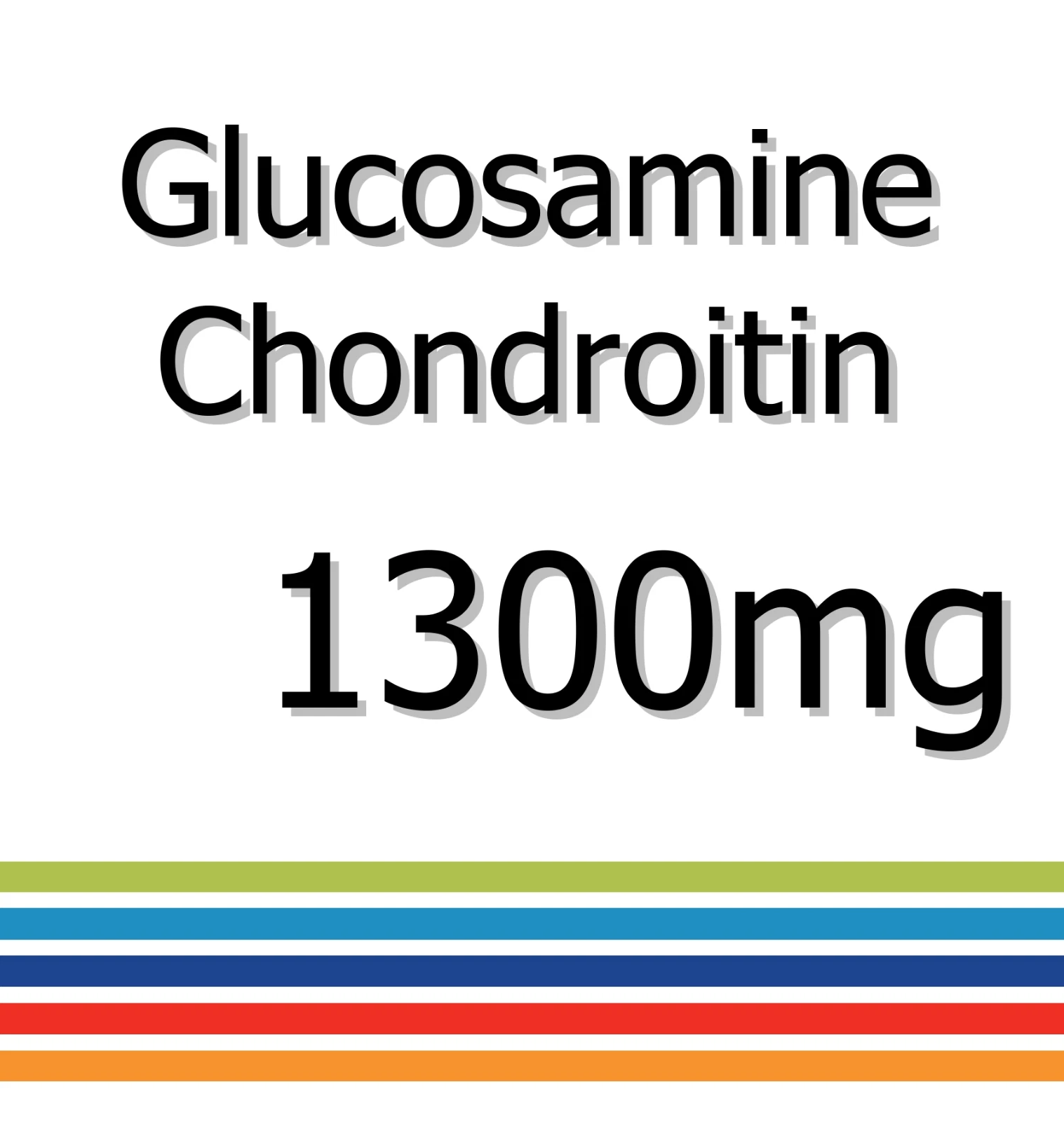 Glucosamine Chondroitin 1300mg x 30 Tablets - Bone Density Increase