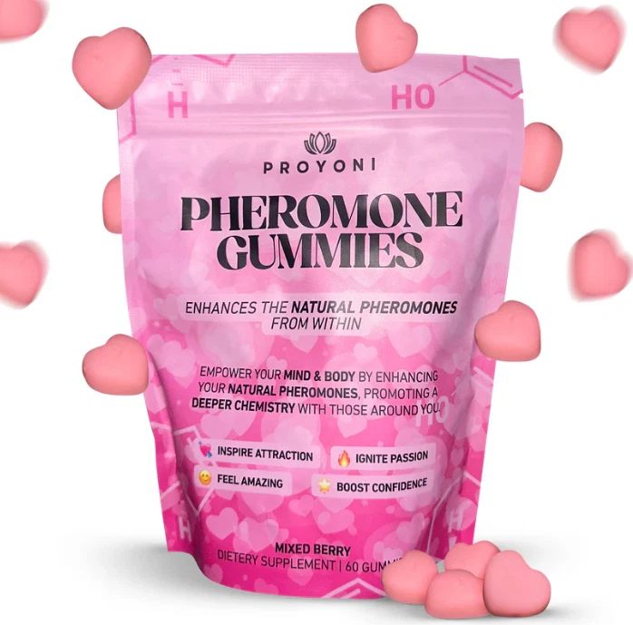 ❤️⭐ProYoni Pheromone Gummies - ⭐Enhance Natural Pheromones - 60 Count