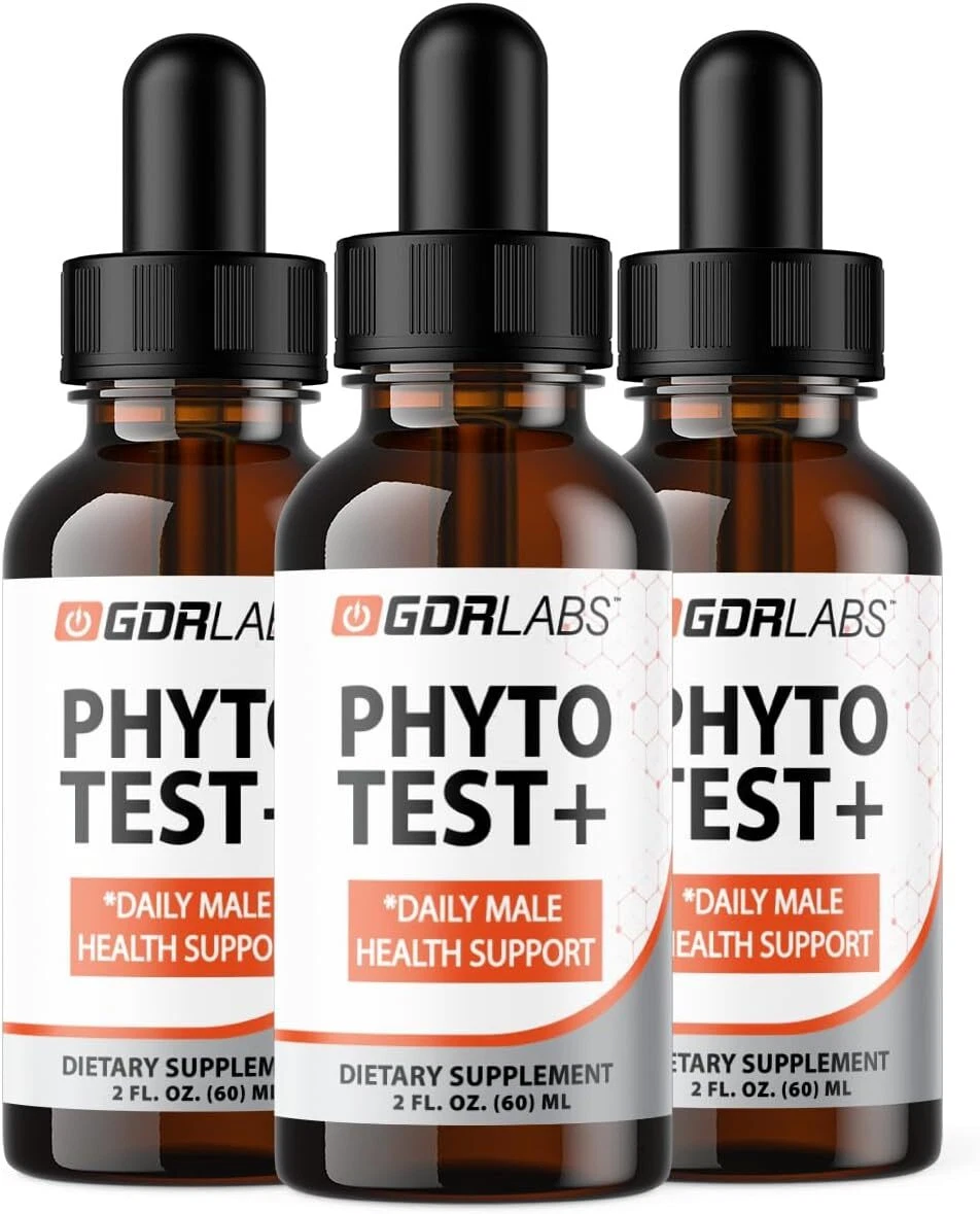 Phyto Test Men Drops - Phyto Test+ Male Vitality Support Drops OFFICIAL - 3 Pack