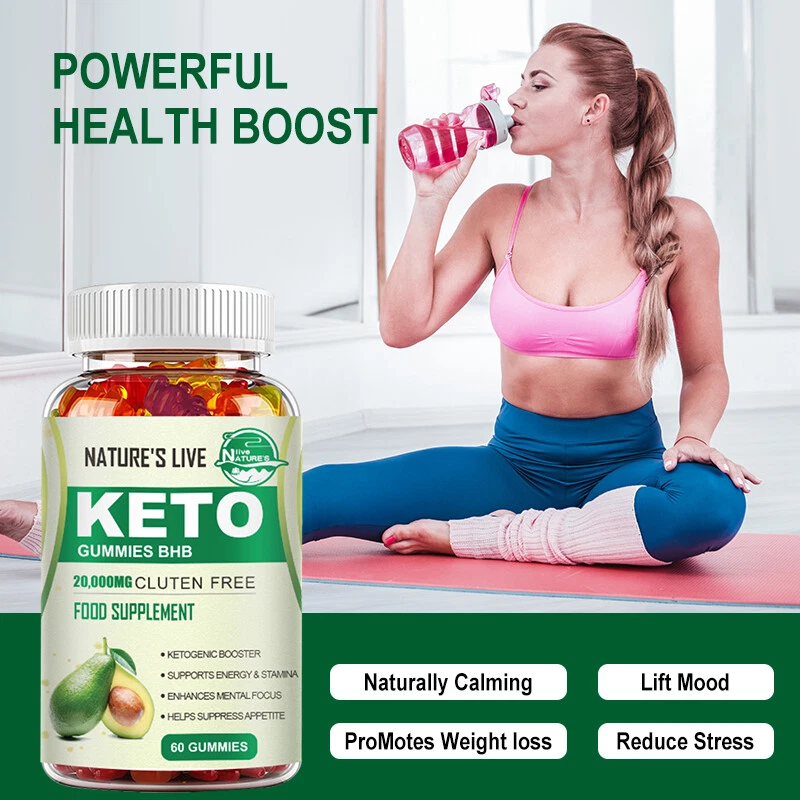 Keto ACV Gummies - 20000MG BHB Weight Loss Fat Burner Appetite Suppressant