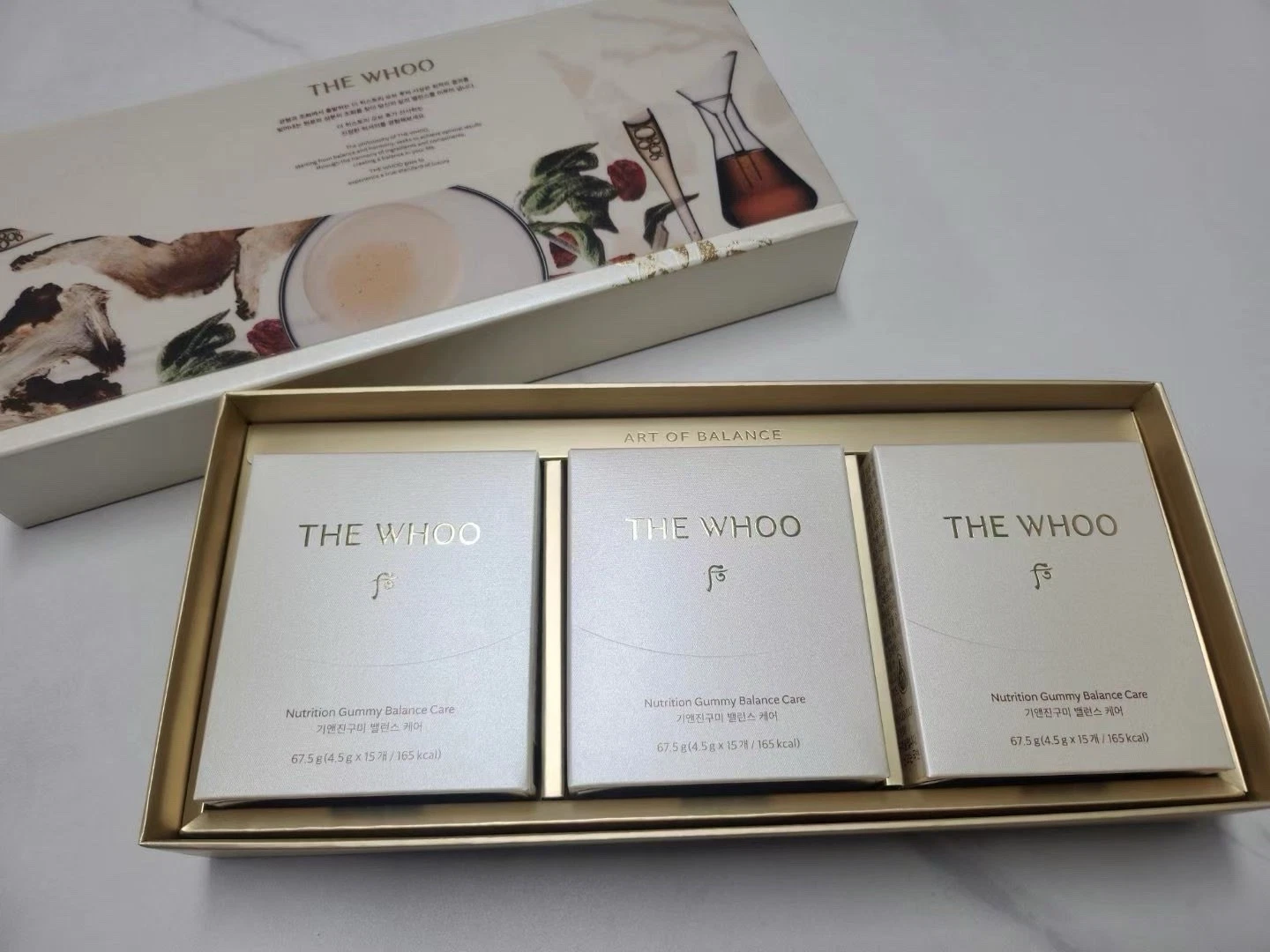 The History of Whoo Nutrition Gummy Balance Care Set (4.5g x 45 Gummies)