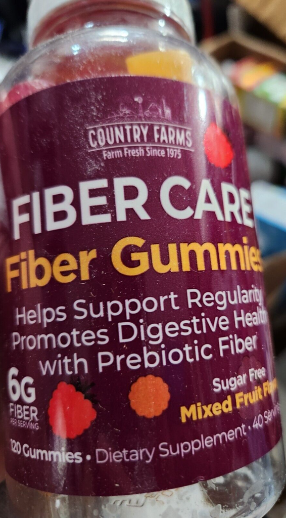 Country-Farm Fiber Care Fiber Gummies - 120 Gummies EXP : 2026