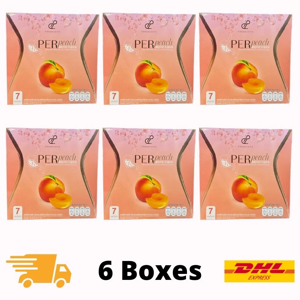 6x Per Peach Detox Biotic Fiber Weight Management L-Carnitine Diet