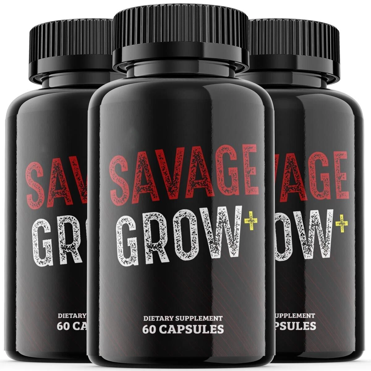 Savage Grow - Male Virility - 3 Bottles - 180 Capsules