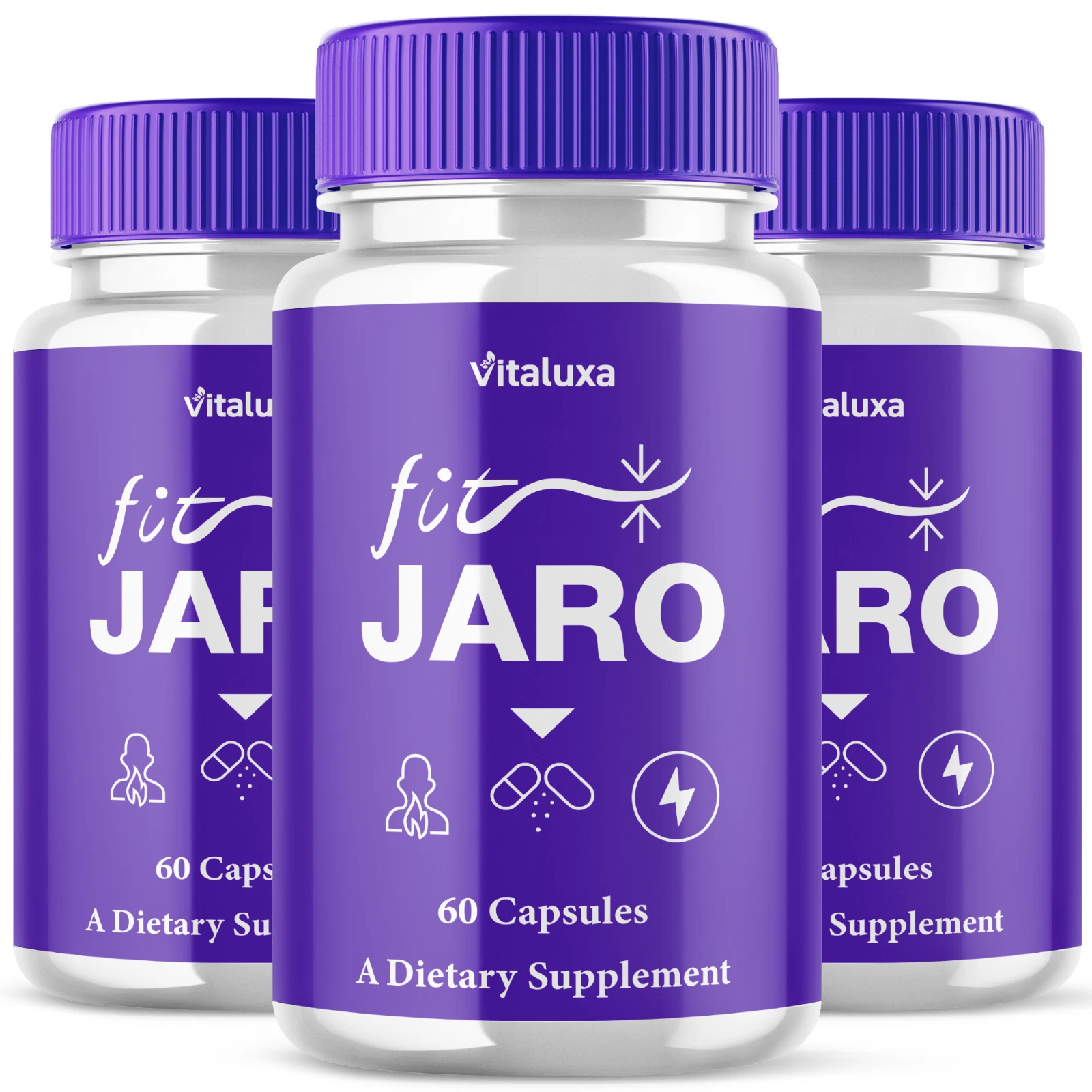 (3 Pack) Fit Jaro Slim Capsules, Slim Advanced Dietary Supplement (180 Capsules)