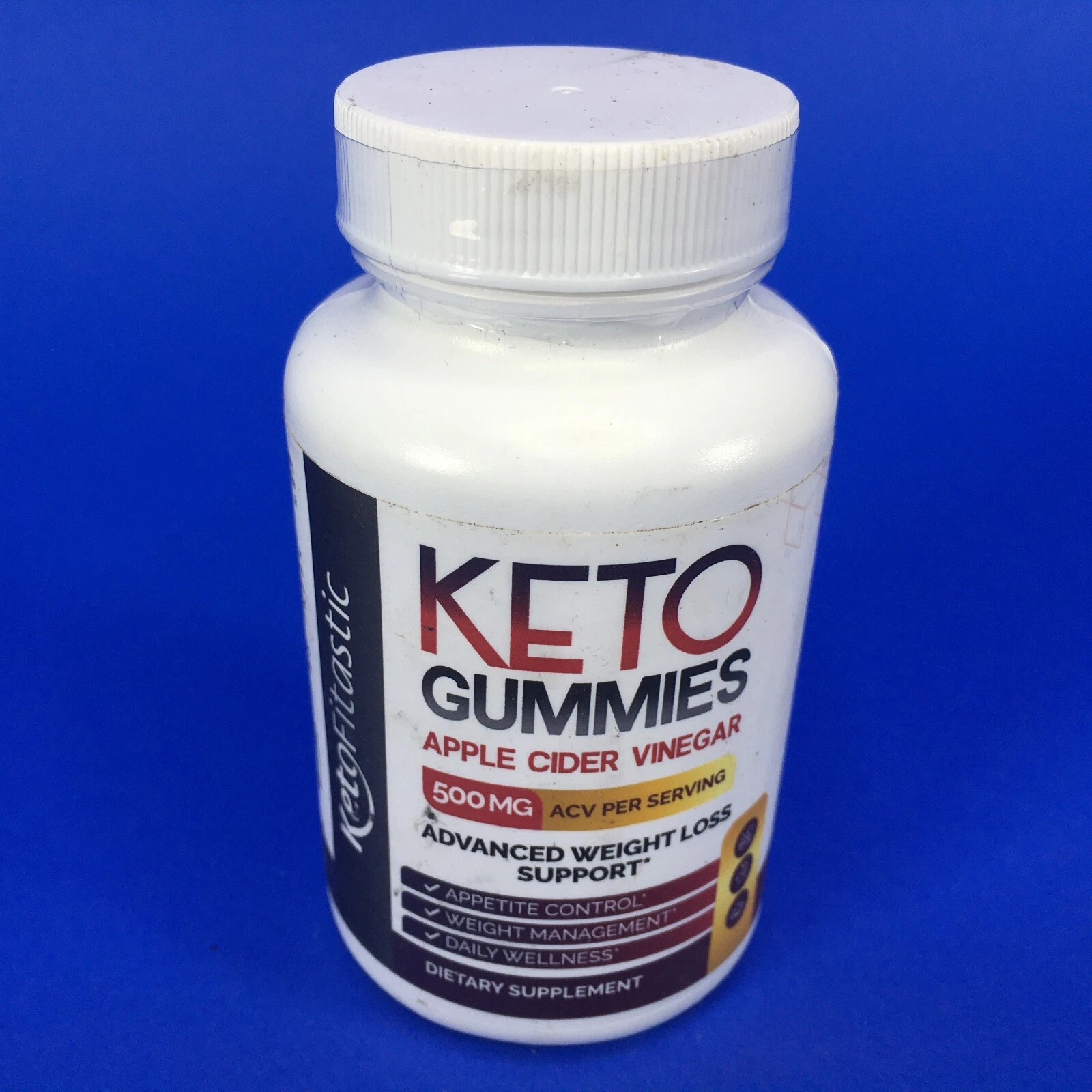 KetoFitastic Keto Gummies Apple Cider Vinegar Advanced Weight Loss Support 500MG
