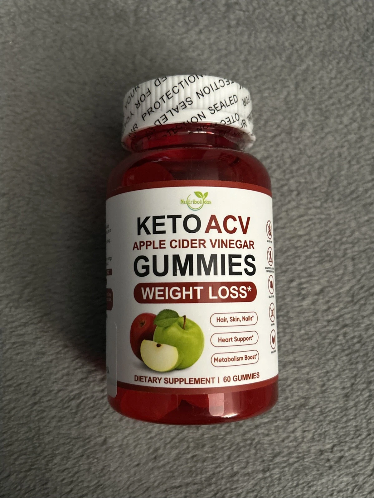 Keto ACV Gummies Weight Loss Cleanse Detox Metabolism Apple Cider Vinegar Heart