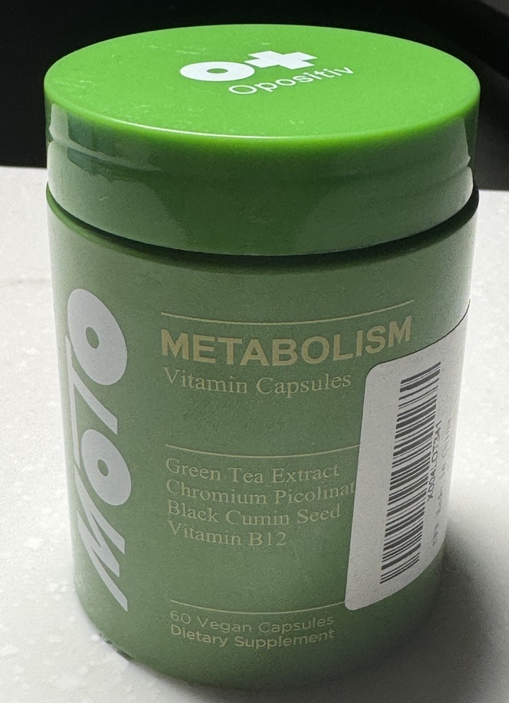 O Positiv Moto Women's Metabolism Support - Energy, Curb Cravings Exp 02/28