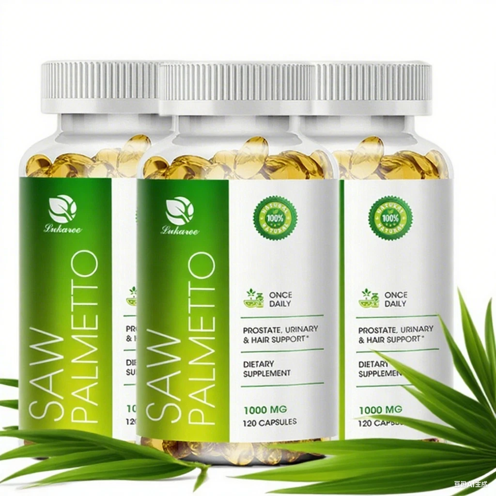 Saw Palmetto Extract 1000mg 120 Softgels Prostate Supplement Urinary Men Health