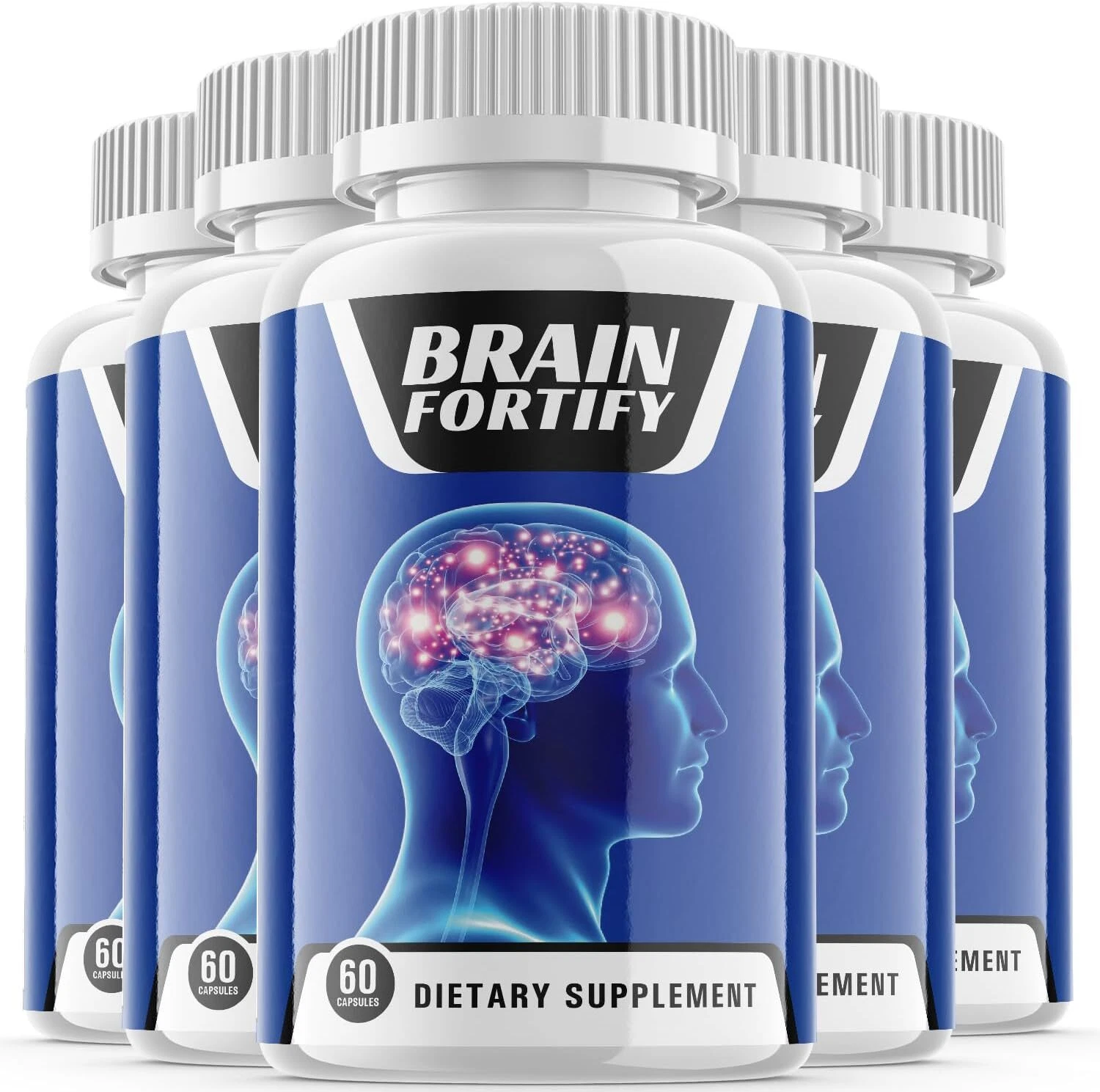 5 Pack- Brain Fortify Pills- Brain Fortify Nootropic Supplement For Brain Health