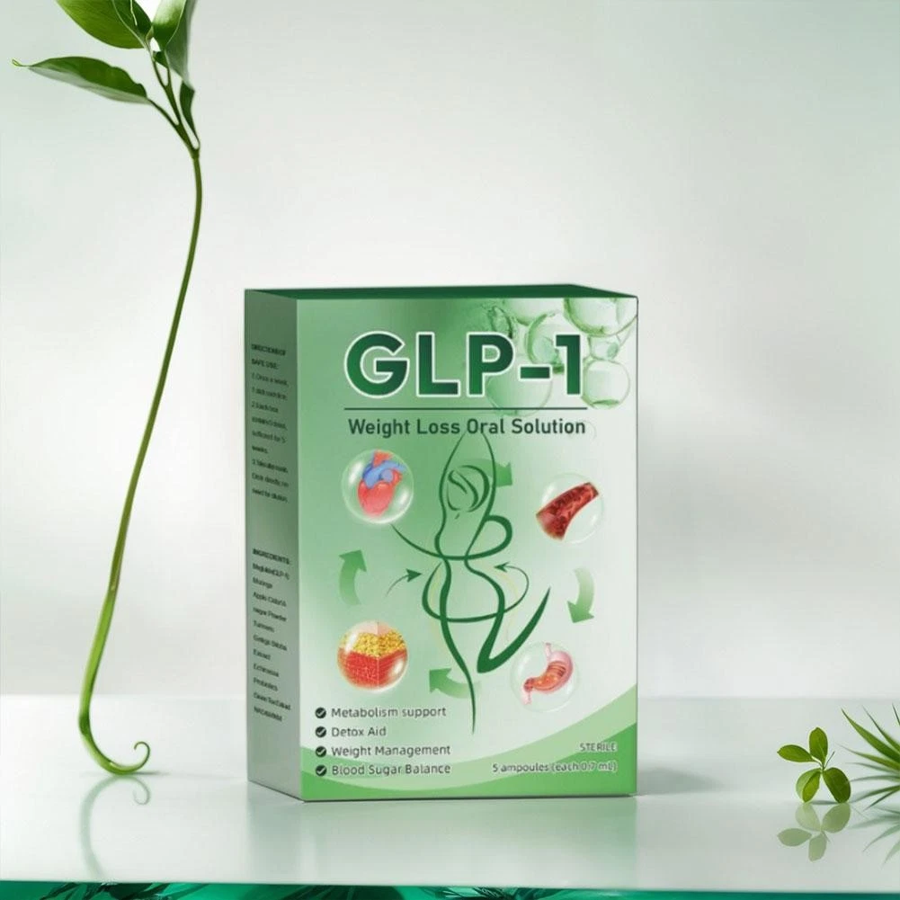 GPL-1 Weight Loss Oral Solution - Natural Metabolism Aid Support 5pcs/Box- J7U3