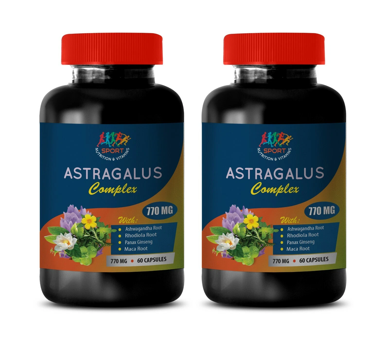 digestion capsules - ASTRAGALUS COMPLEX - panax ginseng berry 2B