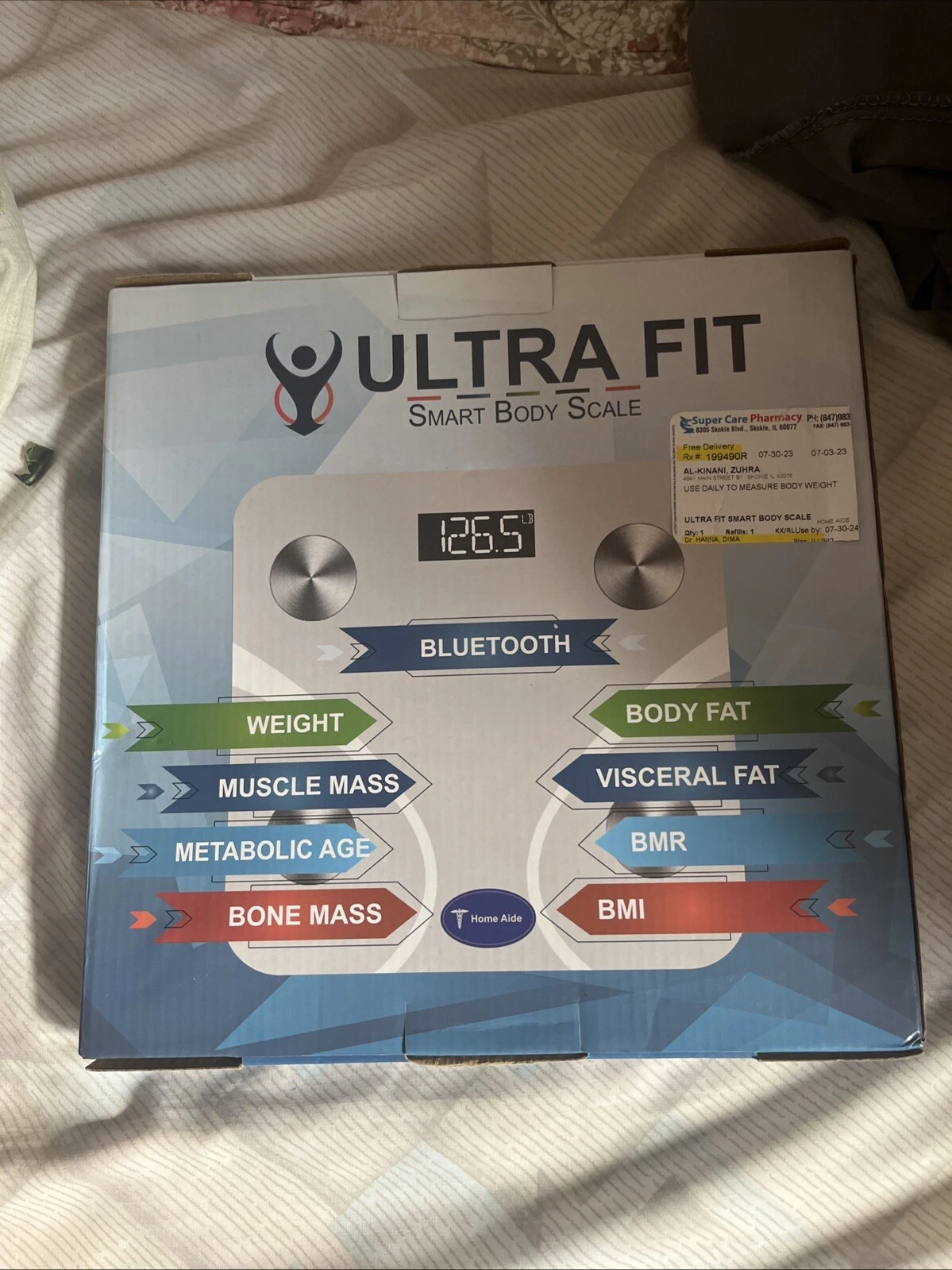 ULTRA-FIT SMART BODY BLUETOOTH DIGITAL SCALE