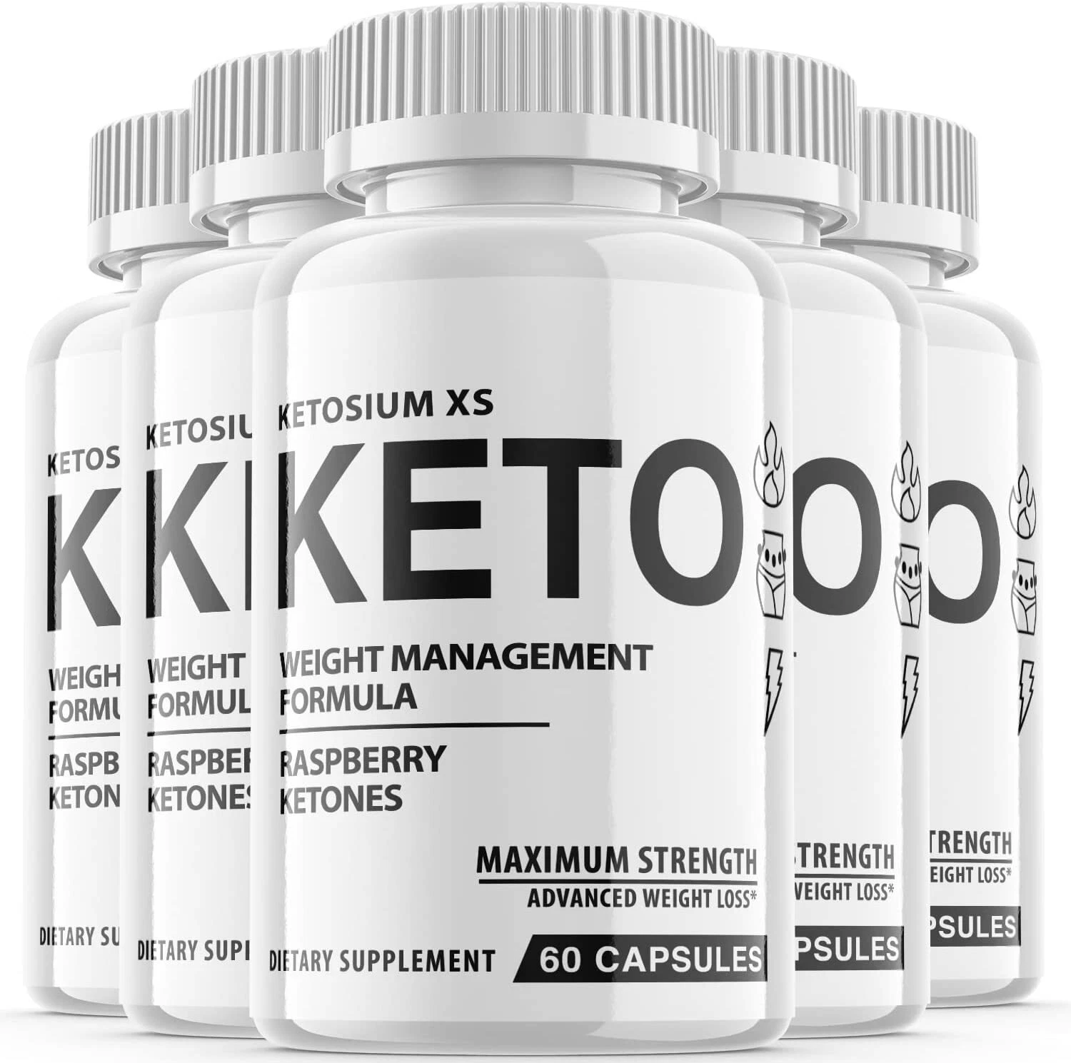 5 Pack-Ketosium XS Keto Diet Pills,Weight Loss,Fat Burner,Metabolism Supplement