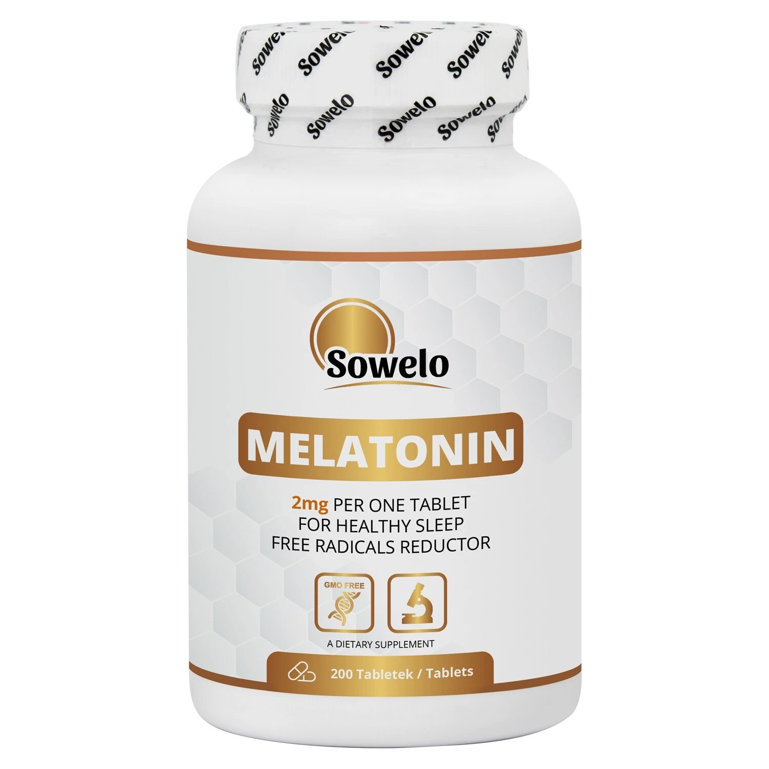 Melatonin 2mg Tablets – Sleep Aid, Relaxation & Nighttime Recovery – Sowelo