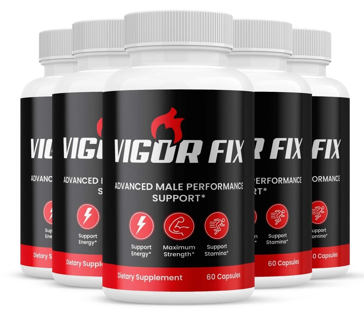 ( 5 pack )Vigor Fix Male Health Pills - Boost Masculine Vitality and Performance