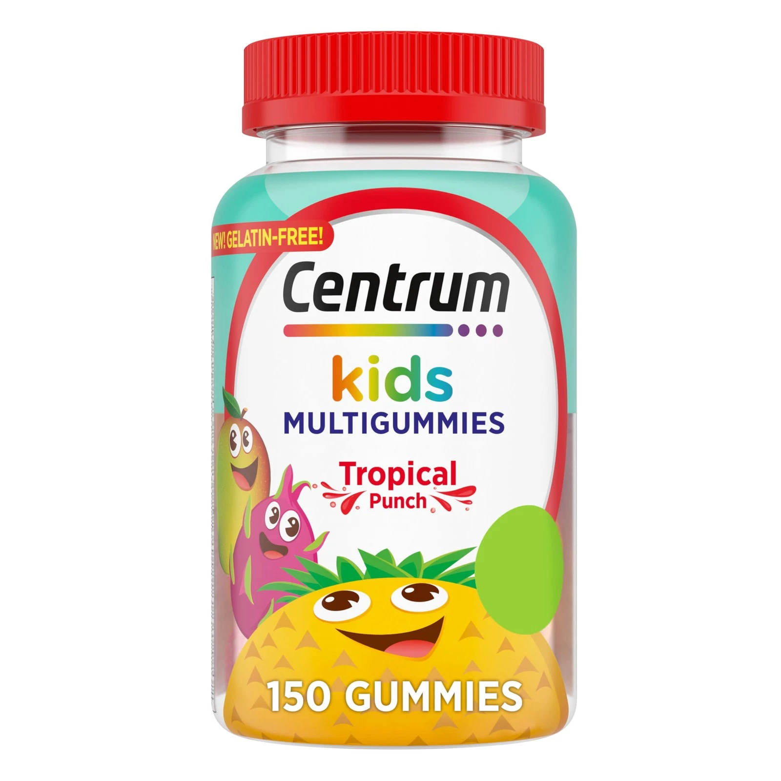 Centrum Kids Multivitamin Gummies, Tropical Punch Flavor Made With Natural Flavo