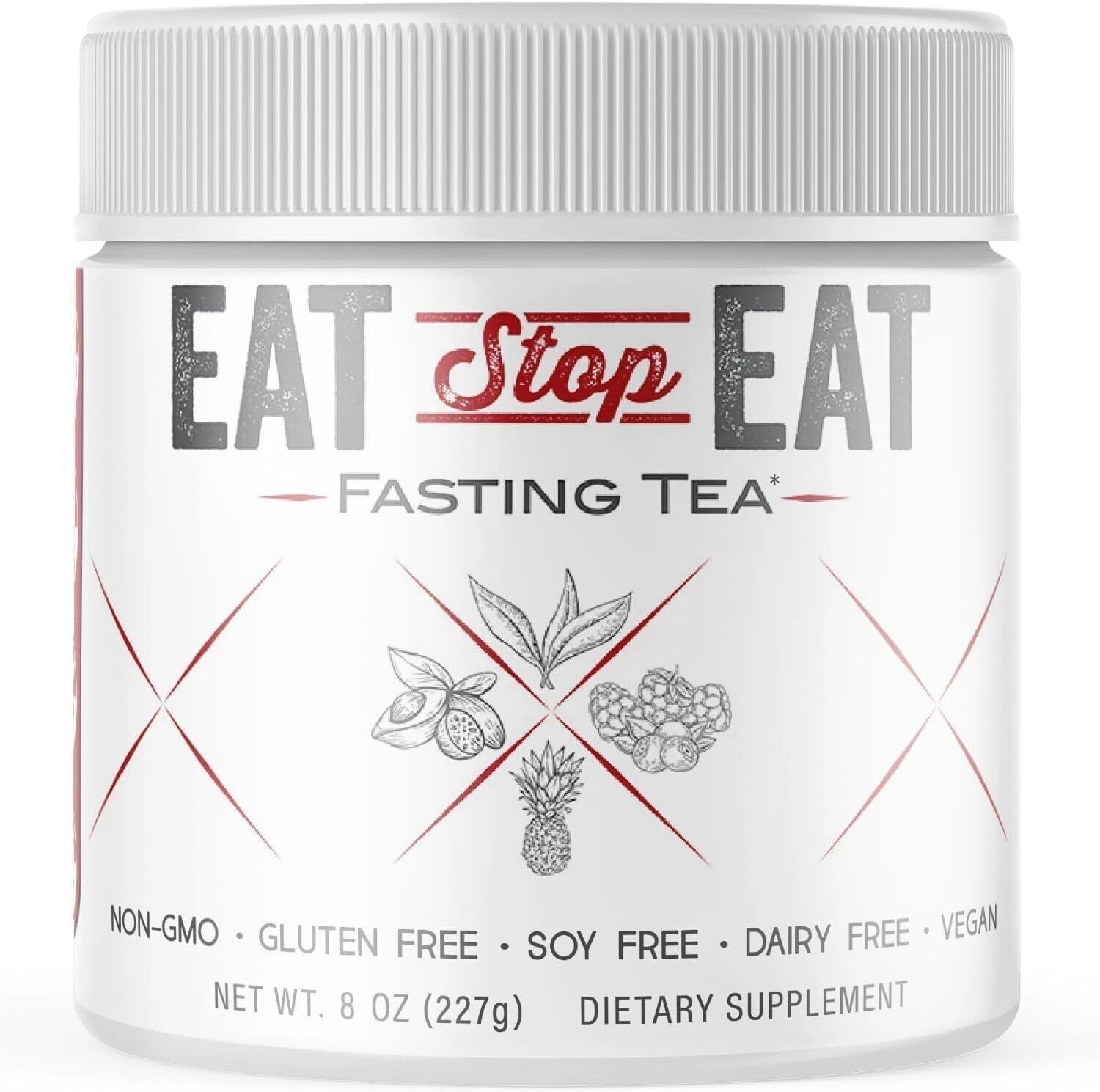 1 Pack- Eat Stop Eat Fasting Tea- Eat Stop Eat Tea Powder For Weight Loss (8oz)
