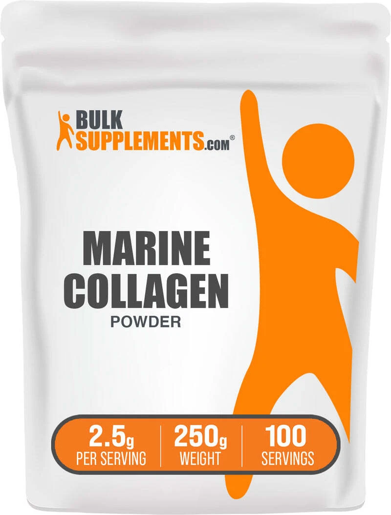BulkSupplements Hydrolyzed Collagen (Fish) - Collagen for Hair, Skin & Nails