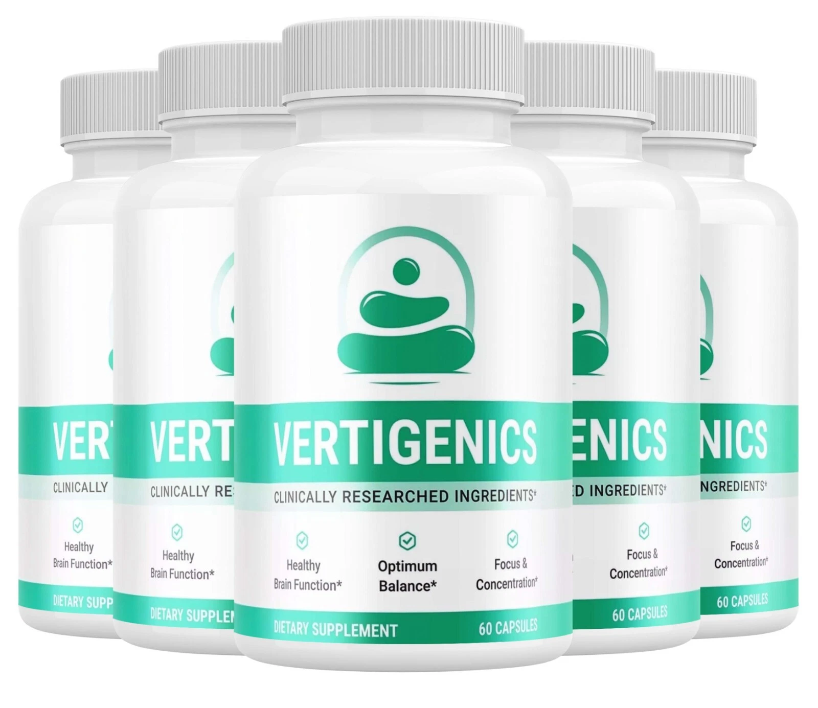 (5 Pack) Vertigenics Capsules to Support The Body’s Balance System & Dizziness
