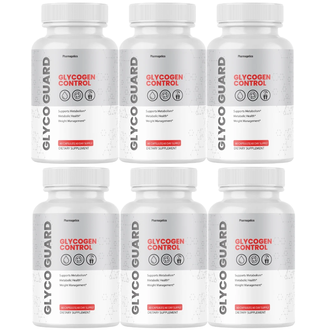 Glyco Guard Blood Sugar Support & Glycogen Control Supplement - 6 Bottles