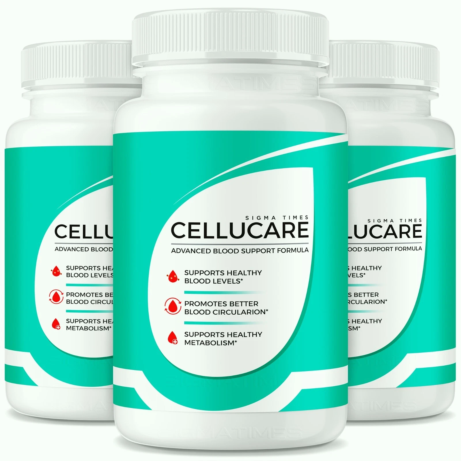 (3 Pack) CelluCare Blood Support Pills for Combating Fatigue & Boosting Energy
