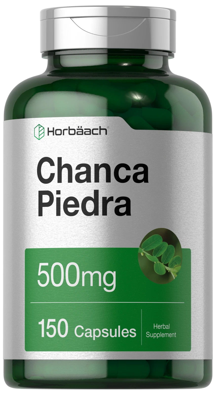 Chanca Piedra Capsules 500mg | 150 Count | Non-GMO, Gluten Free | by Horbaach