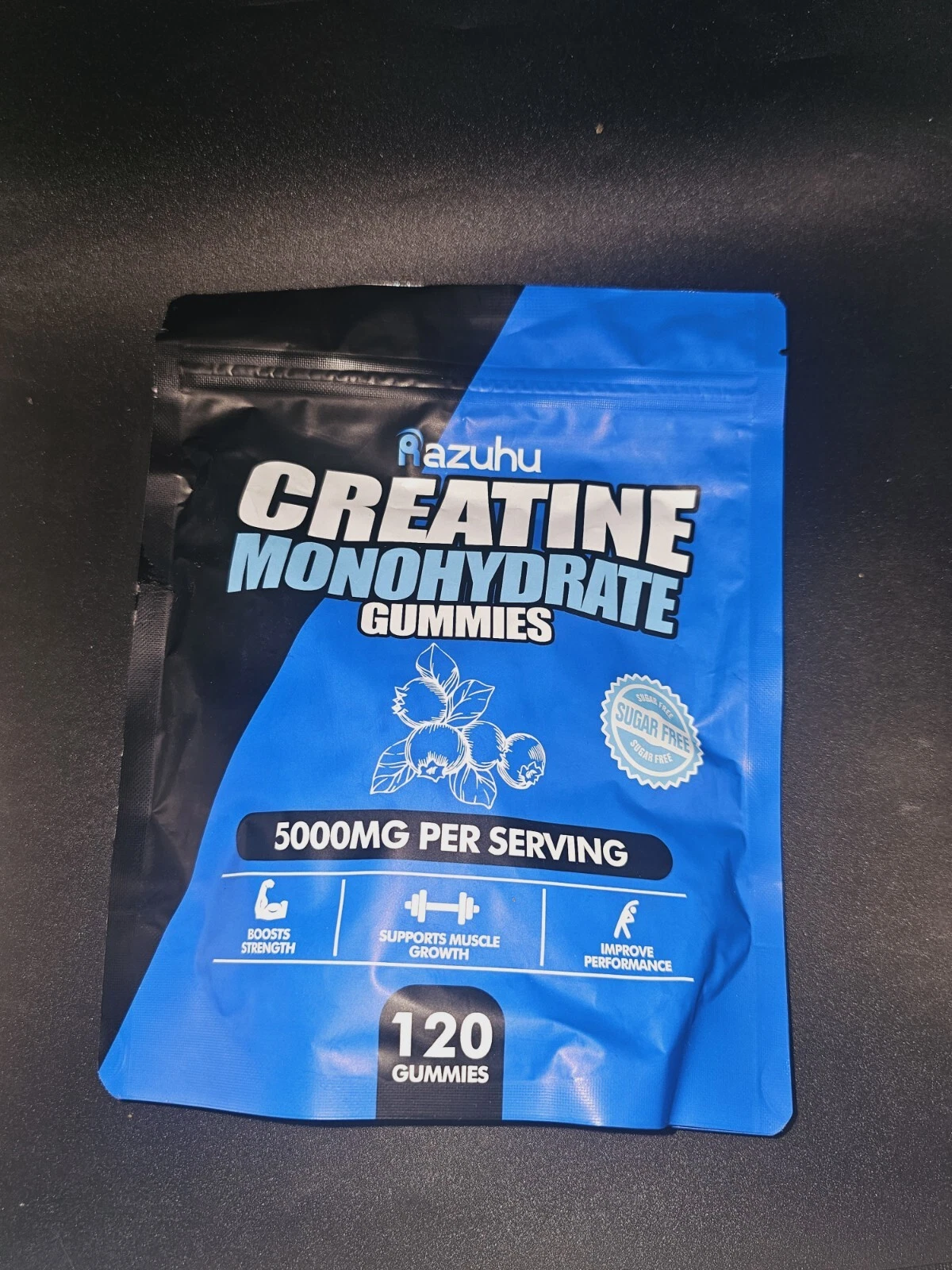 Creatine Monohydrate Gummies for Men & Women, 5g of Creatine Monohydrate 04/26