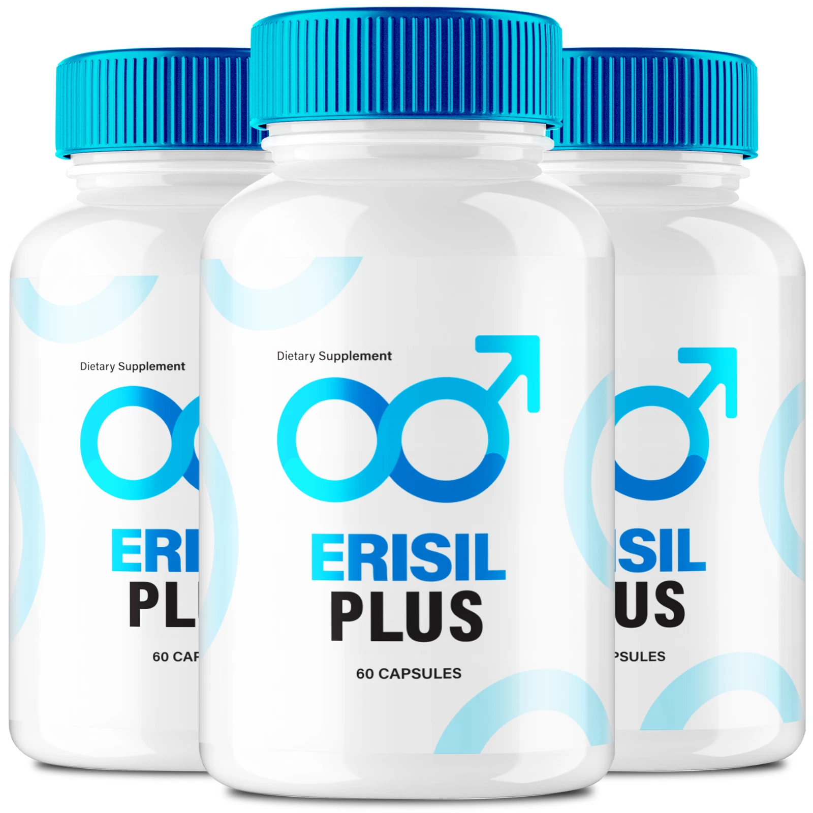 (3 Pack) Erisil Plus Men Capsules, ErisilPlus Male Performance Supplement Pills