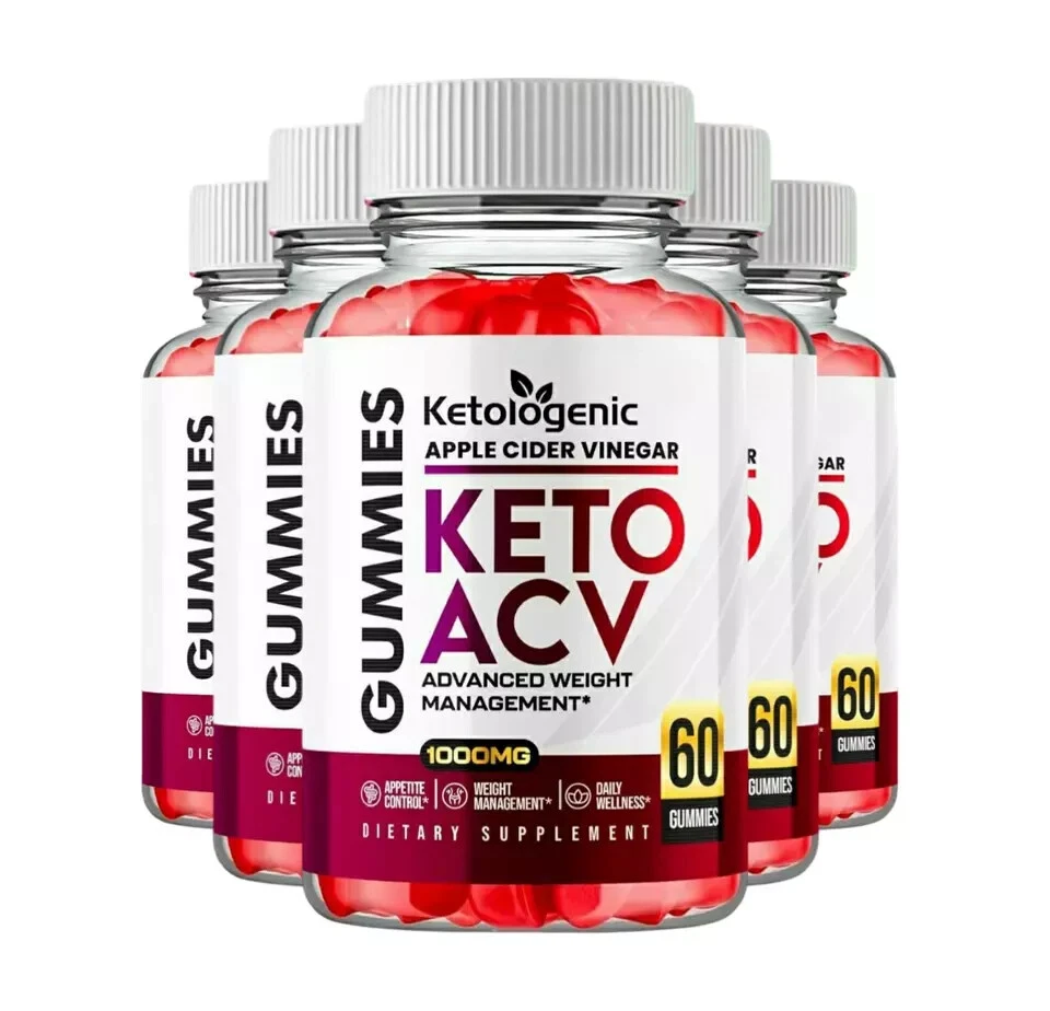 Ketologenic Keto ACV Gummies Advance Weight Management (300 Gummies) 5-Pack