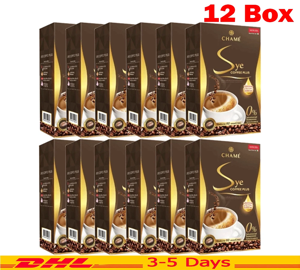 12X Chame Sye Coffee Plus Instant Drink Weight Control slimming 0% sugar