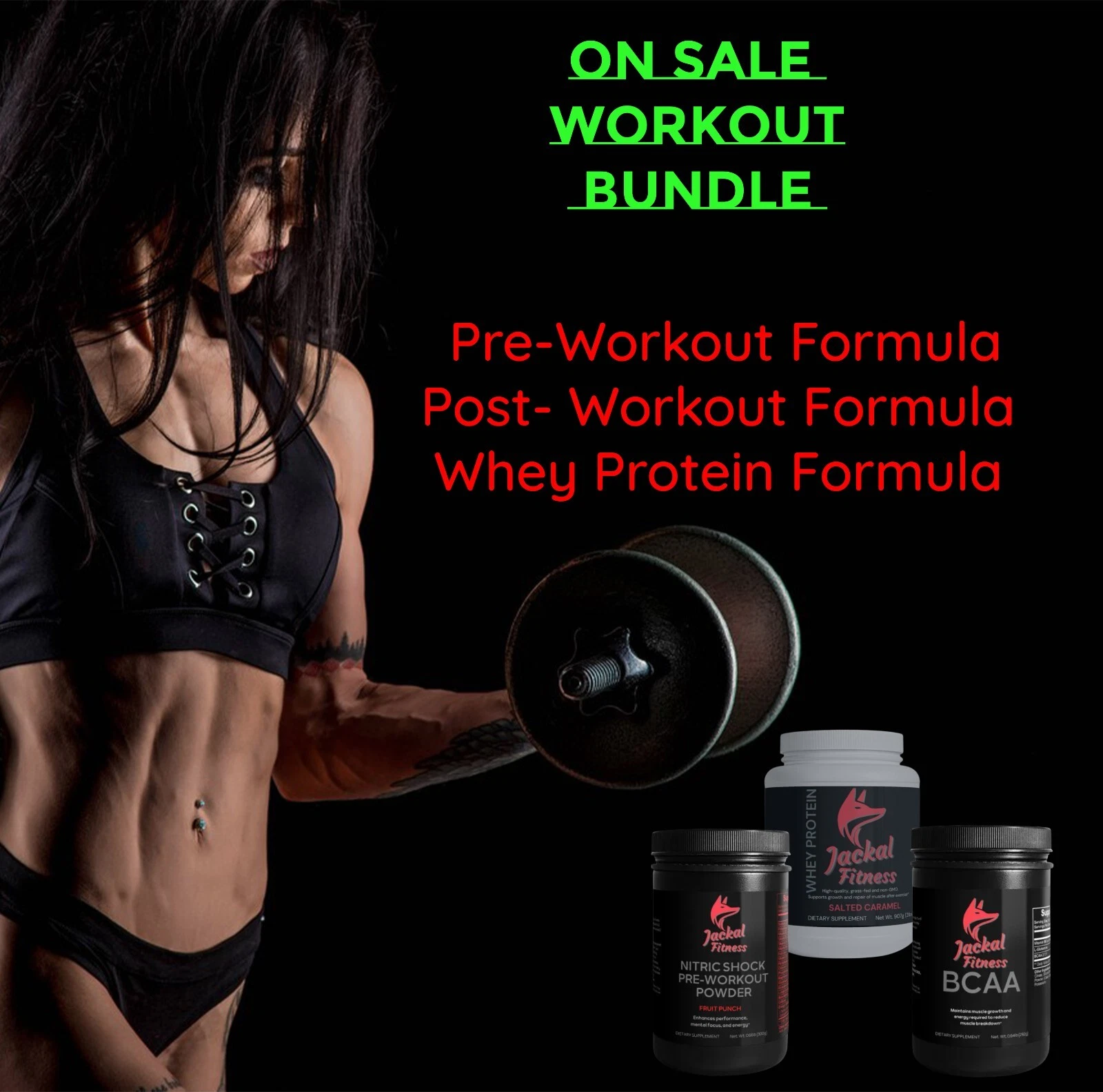 Jackal Fitness Bundle #1 | Body Building | Weight Loss | The Body Pure